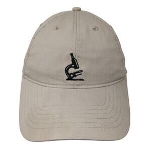 White Labs Slideback Baseball Cap Brown One Size Adjustable Embroidered Brewery